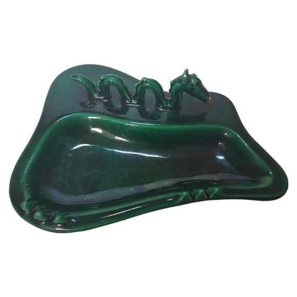 Vintage 1970s Ceramic Ashtray Ogopogo Ogo Pogo British Columbia BC Kelowna - Picture 10 of 10